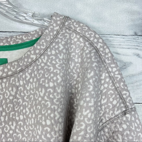 🍭 Anthropologie Lilka Leopard Sweatshirt - Picture 2 of 5